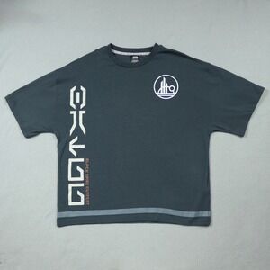 Star Wars Galaxy's Edge Black Spire Outpost Gray Graphic Tee Size Large